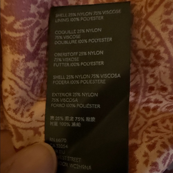 We The Free Bella Donna Duster in Mauve (Pink), size Large - Picture 10 of 10